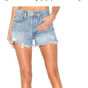 AGOLDE Parker Vintage Cut Off Short in Swapmeet